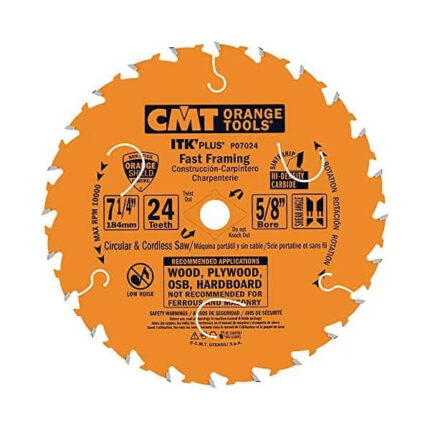 CMT P07024 7-1/4"X24 TH SAW BLADE