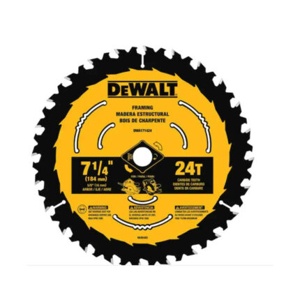 DEWALT DWA171424 7-1/4'' 24-TOOTH CIRCULAR SAW BLADE