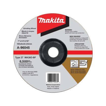 MAKITA A-96045 7"X1/4"X7/8" METAL WHEE