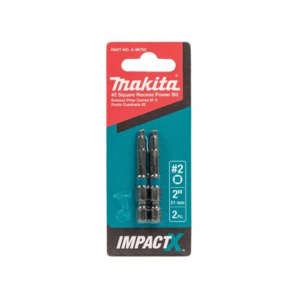 MAKITA A-96702 #2 2" SQUARE BIT 2PK