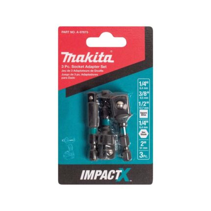 MAKITA A-97673 3PC 2" SOCKET ADAPTER