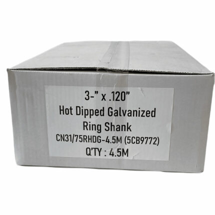 TECH CN31/75RHDG - 4.5M 3"X.120" RING SHANK