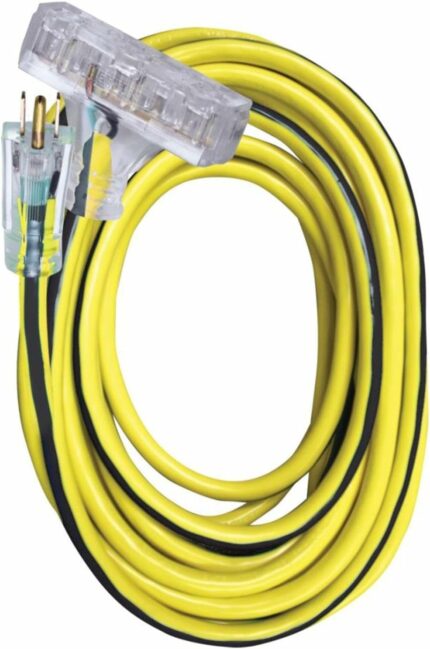 VOLTEC 05-00124 50ft YELLOW CORD 3WAY